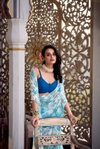 Everly By Ynf7006 Weightless Marbal With Foral Print And Lace Border Saree Wholesale Suppliers In Mumbai